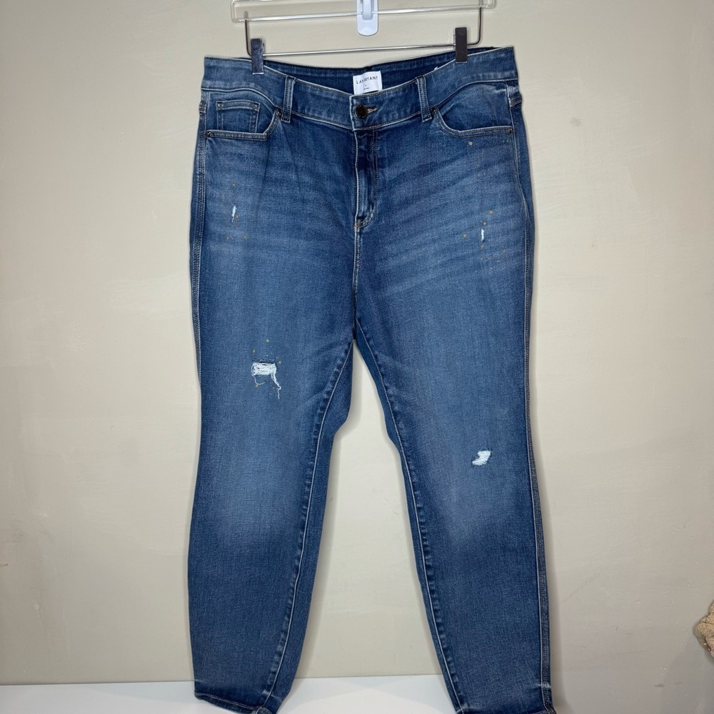 Lane Bryant Medium Wash Distressed Jeans size 20